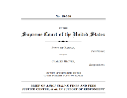 His legal team appealed, arguing that the police stop was unconstitutional and violated mr. Ffjc Partners File Amicus Brief In Supreme Court Case Kansas V Glover