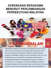 Undang kebebasan beragama dalam perlembagaan adalah berkisar dalam maslahah ini. Slide Pengenalan Dan Skop Kebebasan Beragama