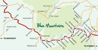 Regions, cities & towns of new south wales. Blue Mountains Region Location And Maps