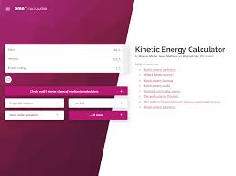Maybe you would like to learn more about one of these? Kinetic Energy Calculator Energy Calculator Kinetic Energy Potential Energy