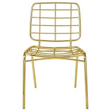 Vite Achetez Votre Chaise Design Metal Dore Mesh De Qualitee Sur Cdc Design Chaise Design Chaises D Appoint Chaise Metal