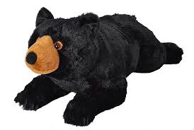 Big Black Bear Stuffed Animal The Only Thing Fierce About This Stuffed Animal Is His Dark Shiny Coat Handsome Charming And I Bear Stuffed Animal Wolf Stuffed Animal Giant Stuffed Animals