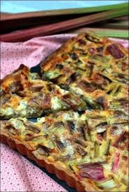 Tarte Alsacienne A La Rhubarbe Happy Papilles Recette Tarte Rhubarbe Alimentation Rhubarbe