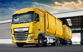Download Wallpapers Daf Xf 2017 Euro 6 Grain Carrier Truck With Trailer Yellow Xf Freight Trucks Daf Trucks Tesla Semi Truck Heavy Truck
