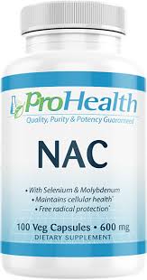 Risks, side effects and interactions. Nac N Acetyl Cysteine 600 Mg 100 Vegetarian Capsules By Prohealth Prohealth Com