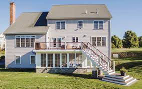 Modern stainless steel curved stair / residential circular staircases. Double Decker Deck Jlc Online