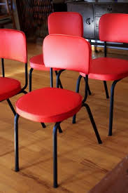 Four Retro Steel And Vinyl Kitchen Chairs Kitchen Chairs Retro Furniture Home Decor