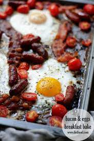 So while they're in the oven getting delicious, you can get 2. Bacon And Eggs Breakfast Bake Recipe Diethood