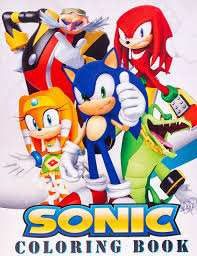 Sonic the hedgehog movie from the producer of the fast and the furious. Amazon Com Sonic Coloring Book Great Coloring Book For Kids And Any Fan Of Sonic Characters 9781725001886 Book Mira Libros