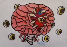 The brain of cthulhu attacks with masses of creepers, its little minions that must be destroyed in entirety before you can begin to damage the brain. Brain Of Cthulhu By Theblueblur09 On Deviantart