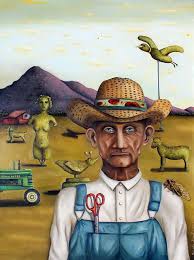 The Eccentric Farmer Edit 5 By Leah Saulnier The Painting Maniac Painting Farmer Painting Lowbrow Art