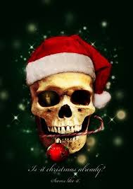 Christmas Skull Art By Jego0320 Deviantart Scary Halloween Decorations Diy Scary Christmas Christmas Horror