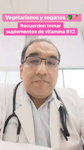 El Dr. Revoredo aconseja a todas las personas que llevan una alimentación  vegetariana o vegana que deben siempre suplementar la vitamina B12