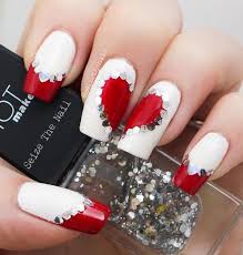 Acrylic nails can be short, medium or long, press on or glue on, be curved or square and there are styles for adults and. 50 Valentine S Day Nail Art Ideas Cuded