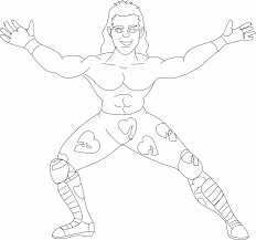 Coloring books can be good tools to explain surgery to your child. Wwe Wrestler Coloring Pages Coloring Home