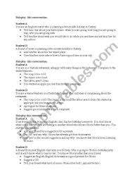 Try these fun learning activities for 2nd graders. Role Play Ideas Esl Worksheet By Ayla Karsan