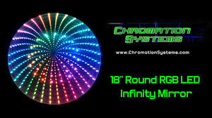 The number of led light bulbs can be less or more. 18 Round Rgb Led Infinity Mirror Diy Youtube