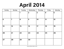 April 24, 2014 17:09 ist. April 2014 Calendar Printable Old Calendars
