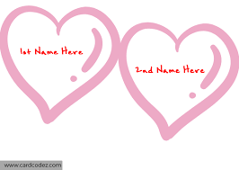 Add photos from your phone & computer. Create Online Your And Your Lover Name In Hearts Love Card Card Codez Name On Greeting Cards