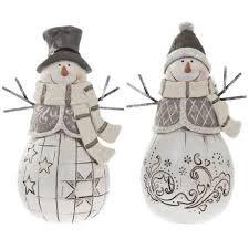 Check out our resin snowman selection for the very best in unique or custom, handmade pieces from our ornaments shops. Lp68154 Large Grey Resin Snowman Figures 2ass 39001 Christmas Ornaments Rosefields
