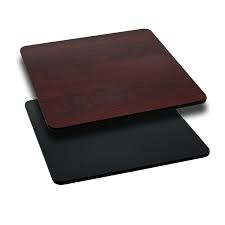 Submitted 5 years ago by ambamja. Flash Furniture 36 Square Table Top With Black Or Mahogany Reversible Laminate Top Walmart Com Walmart Com