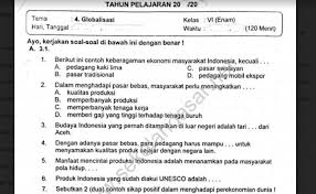 Contoh soal try out bahasa indonesia sd 2020. Soal Btq Kelas 6 Semester 2 Dan Kunci Jawaban Guru Galeri Cute766