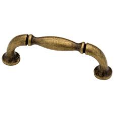 Elements kingsport cabinet pull 3 center to center antique brass inch. Liberty Mission 2 1 2 In 64mm Center To Center Antique Brass Drawer Pull 62764ab The Home Depot