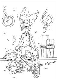 This coloring image dimension is around 600 pixel x 587 pixel with approximate file size for around 73.61 kilobytes. Rugrats Coloring Pages Print And Color Wonder Day