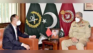 This seems to cast the net very wide. Coas Bajwa Chinese Envoy Discuss Matters Of Mutual Interest Tripale