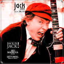 Tá chegando a hora! Essa noite vamos quebrar tudo no Jack Rock Bar ao lado  da banda Seu Madruga (AC/DC), já tradicional no cenário Rock n' Roll de BH.  Teremos também sinuca