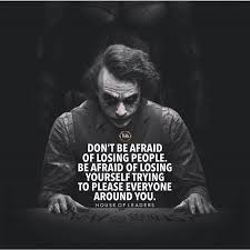 New Year New Goals No One To Please But Your Hunger For Success Tuesdaythoughts Joker Quotes Best Joker Quotes Badass Quotes