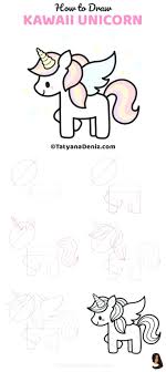 Draw Drawing Ideas Easy Cute Stepbystep Unicorn How To Draw Unicorn Step By Step Drawing Tuto Cute Easy Drawings Unicorn Drawing Unicorn Art Drawing