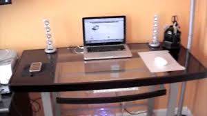 Your kitchen or bath transformation starts with attainable luxury®. Review Z Line Galaxy Glass Computer Desk Youtube