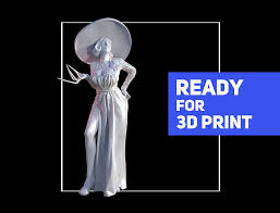 I saw resident evil tall lady with some claws and i love her more. 3d Print Model Lady Dimitrescu Cgtrader