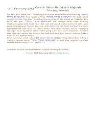 Check spelling or type a new query. Contoh Salam Redaksi Di Majalah Dinding Html