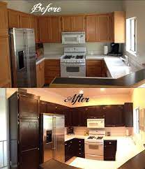 How To Gel Stain Your Kitchen Cabinets Staining Cabinets Stained Kitchen Cabinets Kitchen Cabinets And Cupboards