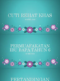 Cuti Rehat Khas