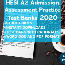 You have remained in right site to start getting this info. Hesi 2020 A2 Admission Assessment Study Guide Review And Test Bank Testbankshop Cc