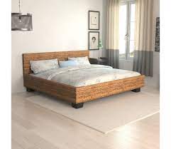 handgeweven abaca rattan bed 180 x 200 cm bed frame rattan bed bed