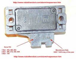 Gm Map Sensor Identification Information 1 Bar 2 Bar 3 Bar