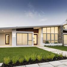 The Mcm Oswald Homes Luxury Home Builders Perth Skillion Roof Facade House Modern House Facades