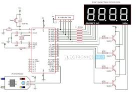 Contactless Digital Tachometer Using 8051 Microcontroller Microcontrollers Tachometer Electronic Schematics