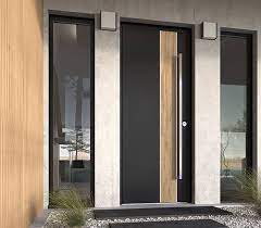 Nos portes d'entrée sont disponibles en pvc, aluminium ou bois, elles sauront parfaitement mettre en valeur votre personnalité et celle de votre maison. Porte D Entree En Alu Porte D Entree Sur Mesure En Aluminium Pour La Maison K Line