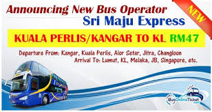 Hotel sri garden is the most strategic place if you are planning your visit to perlis or kedah. Busonlineticket Com Newly Launch For Sri Maju Express Kangar