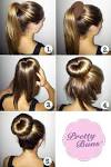 Easy Messy Bun Step By Step
