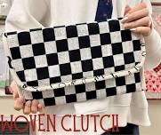 Woven Fabric Clutch- BERNINA