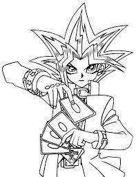 É um mangá japonês narra o conto de yugi mutou, um estudante que foi dado um antigo artefato egípcio conhecido como o enigma do. Disegni Da Colorare Yu Gi Oh 23 Desenhos Kakashi Desenho Paginas Para Colorir Da Disney