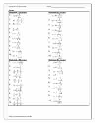 Adding we have a great hope these dividing polynomials worksheet with answers images gallery can be a direction for you, deliver you more ideas and also. Divide Polynomials Worksheets