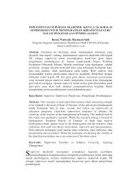 Komitmen penuh anatar satuan pendidikan dengan pengawasan sekolah tentang kemajuan suatu pendekatan sangat bergantung kepada protipe guru. Https Media Neliti Com Media Publications 214431 None Pdf