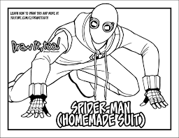 Masque spiderman a colorier à imprimer et colorier gratuit, découpager et à réaliser soi même. 13 Biensur Coloriage Spiderman Homecoming Collection Coloriage Spiderman Coloriage Spiderman